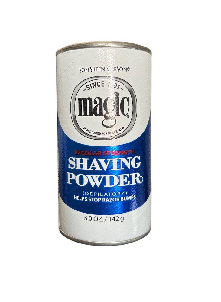 Magic Shaving Powder Blue Regular Strength Depilatory 5oz (1 New)