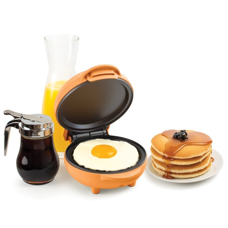 Mini Electric Griddle Kitchen Appliance Eggs Omelets Pancakes Quick Easy Compact