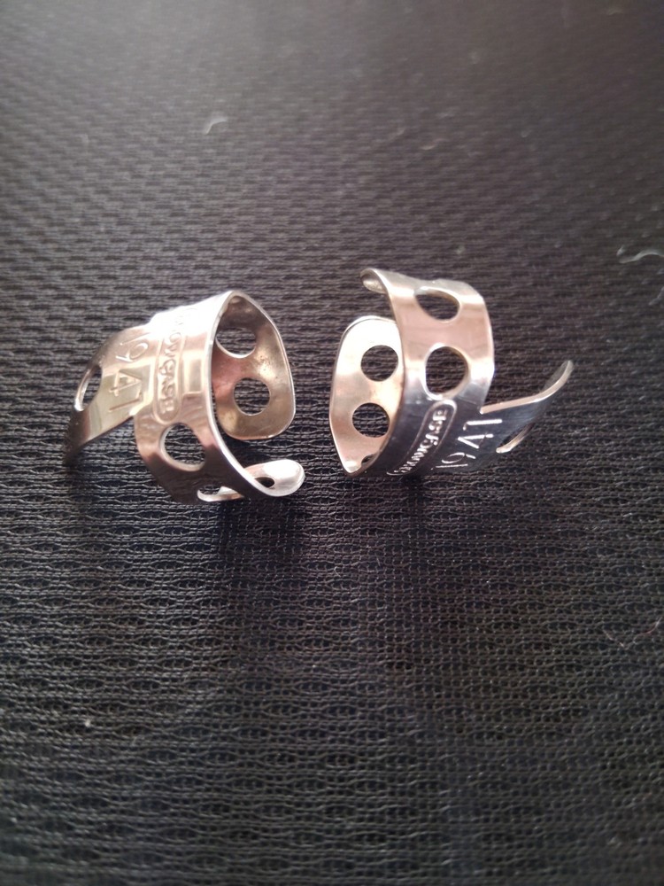 BILL STOKES "SHOWCASE" 1941 finger picks German Silver