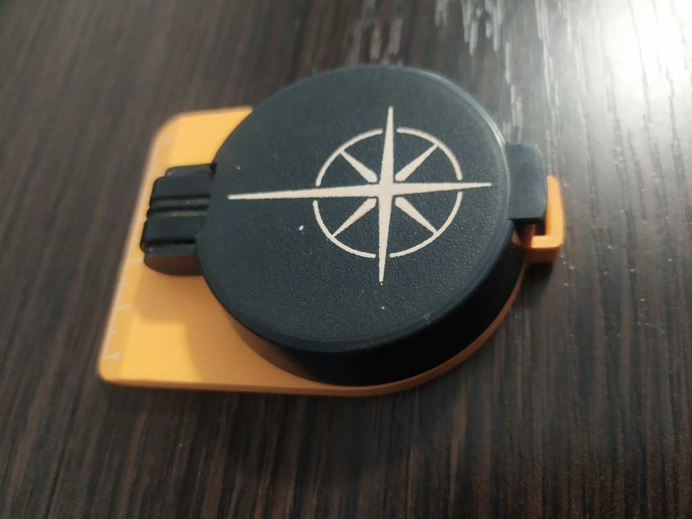 Soviet USSR Navigation Compass Azimuth (Азимут)With ruler and mirror Vintage