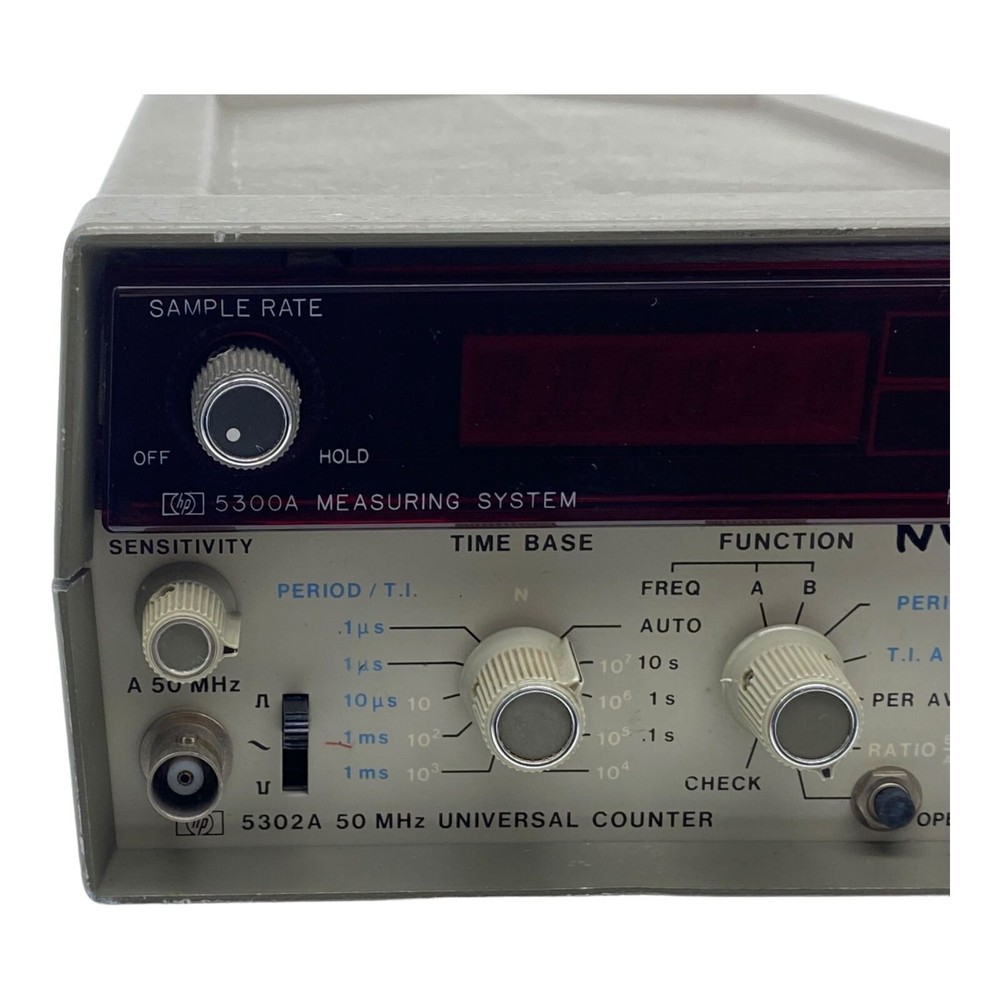 HP 5300A + 5302A Rugged Frequency Counter System by Hewlett Packard!