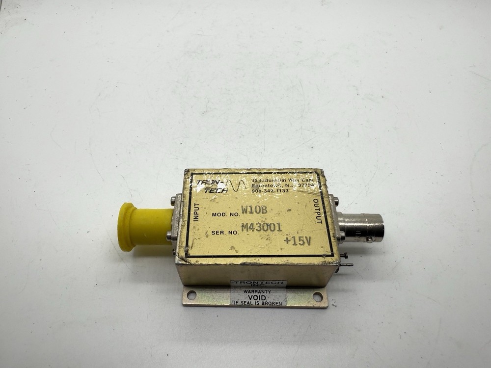 Tron-Tech W10B RF Amplifier +15V | Precision BNC Input | High Quality Microwave