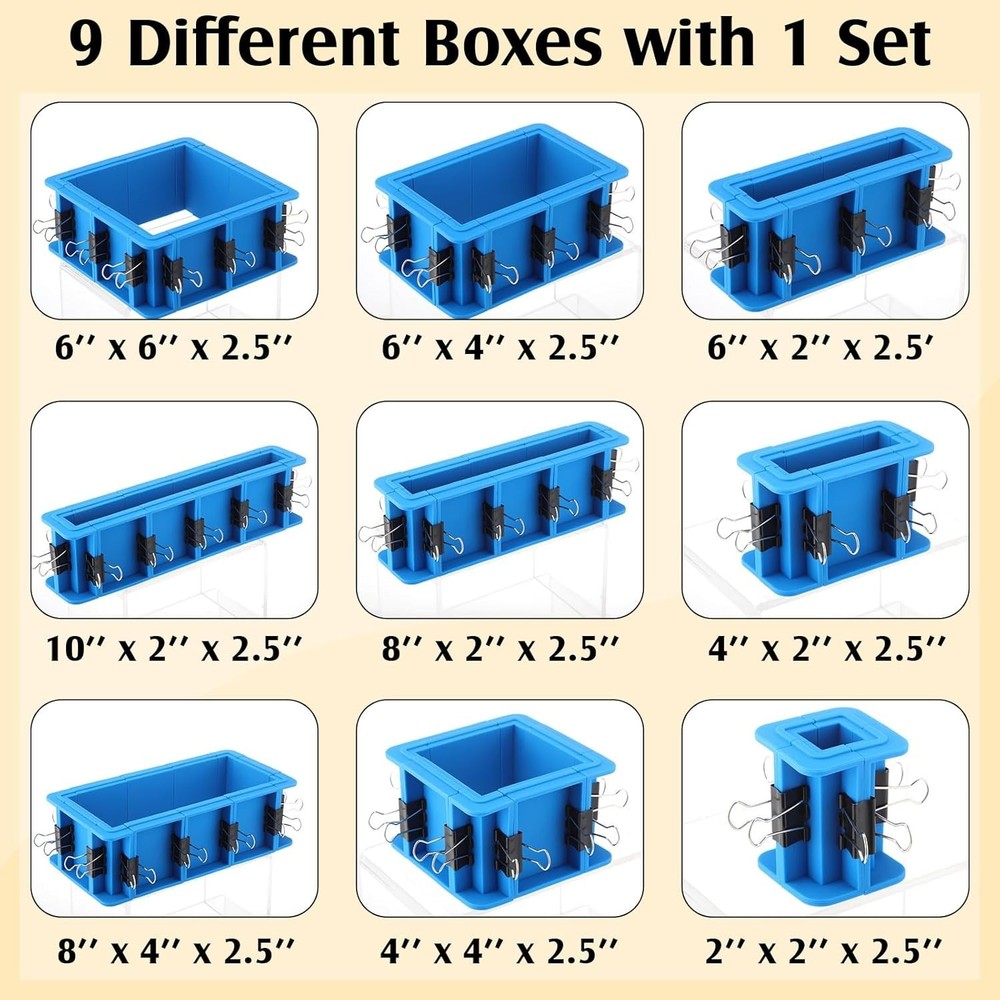 Tierable Soap Mold Making Kit with Silicone Housing
