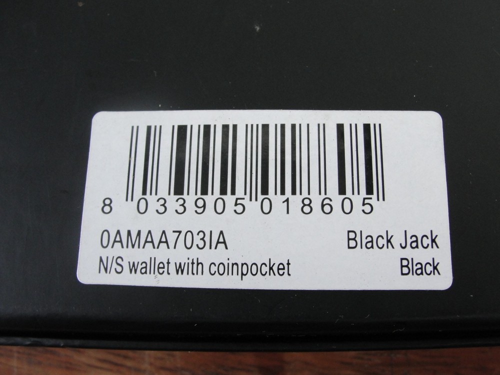 Genuine MINI Black Jack Wallet – Black Jack Collection – Display / Open Box