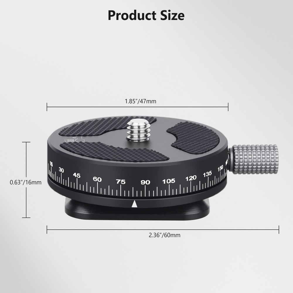 47MM Paning Base Panoramic Base CNC All-Aluminum Paning Base Mini Paning Base
