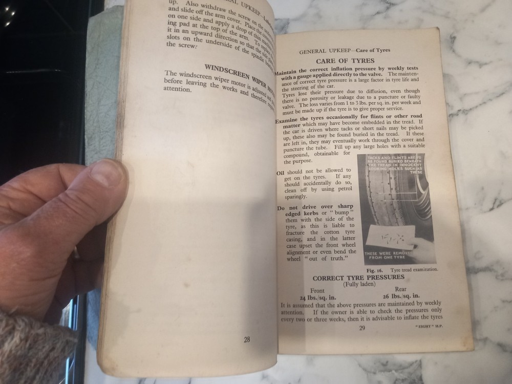 Standard Eight Instruction Book 1945-48 Fourth Edition