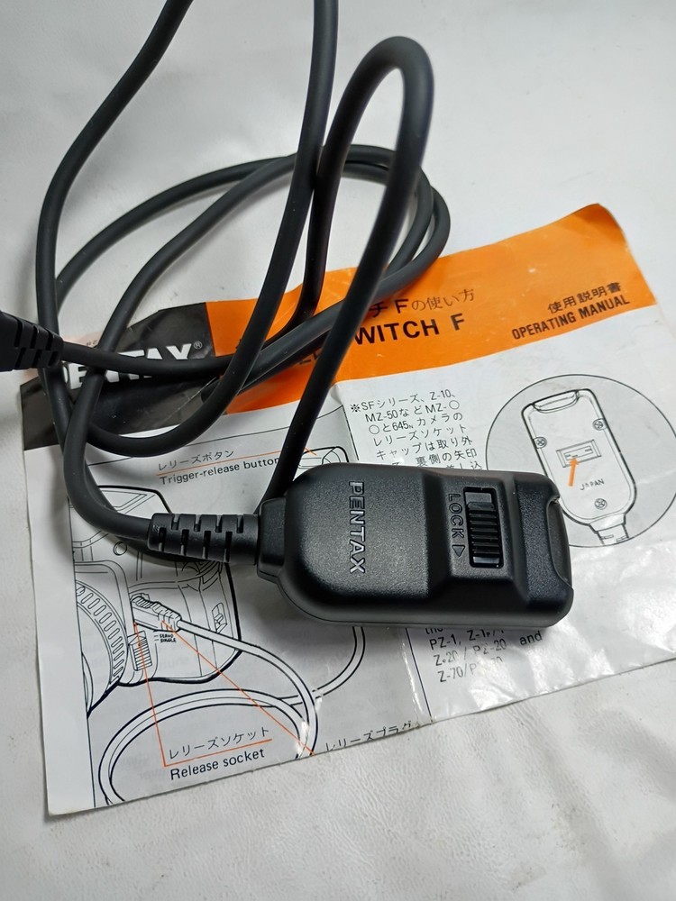 Pentax Cable Switch Type F Remote Shutter Release w/ Manual