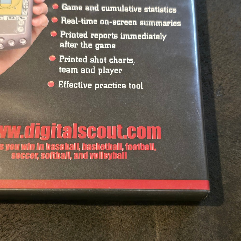 Digital Scout Statware Basketball Software 2002 PC CD-ROM Coaching Stats Program