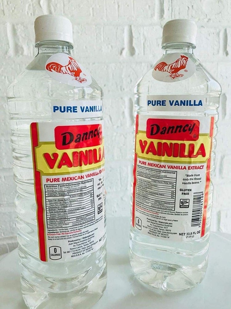 Authentic Mexican Vanilla Extract - 33oz 2 Pack - Sweet, Strong Flavor