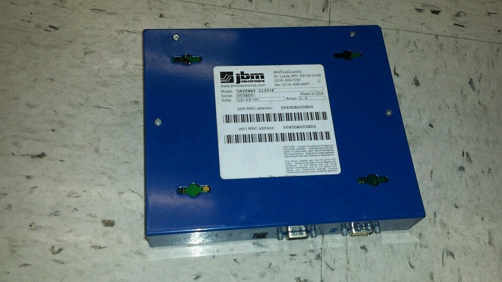 JBM ELECTRONICS GATEWAY C120F WIRELESS CELLULAR ROUTER