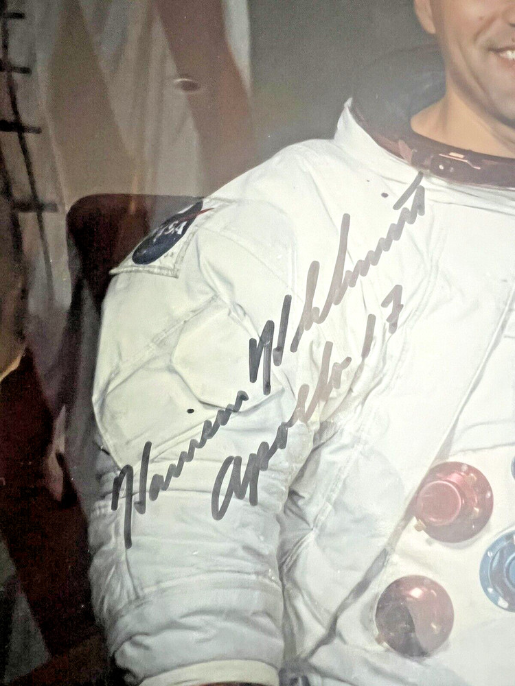 Apollo 17 Harrison Schmidt signed photo