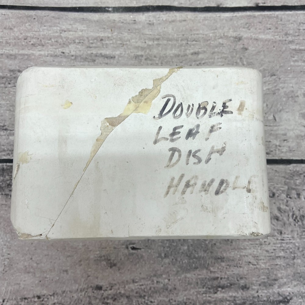 Ceramic Slip Casting Mold Double Leaf Dish Handle Holland #H-264