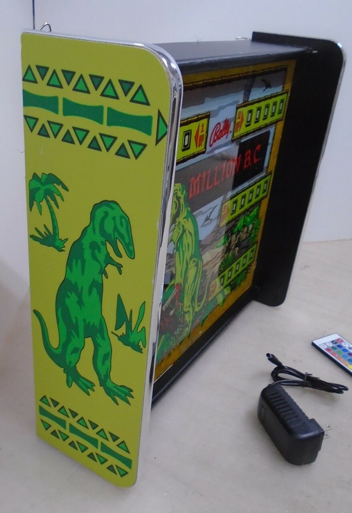Bally Four Million BC Pinball Head LED Display light box