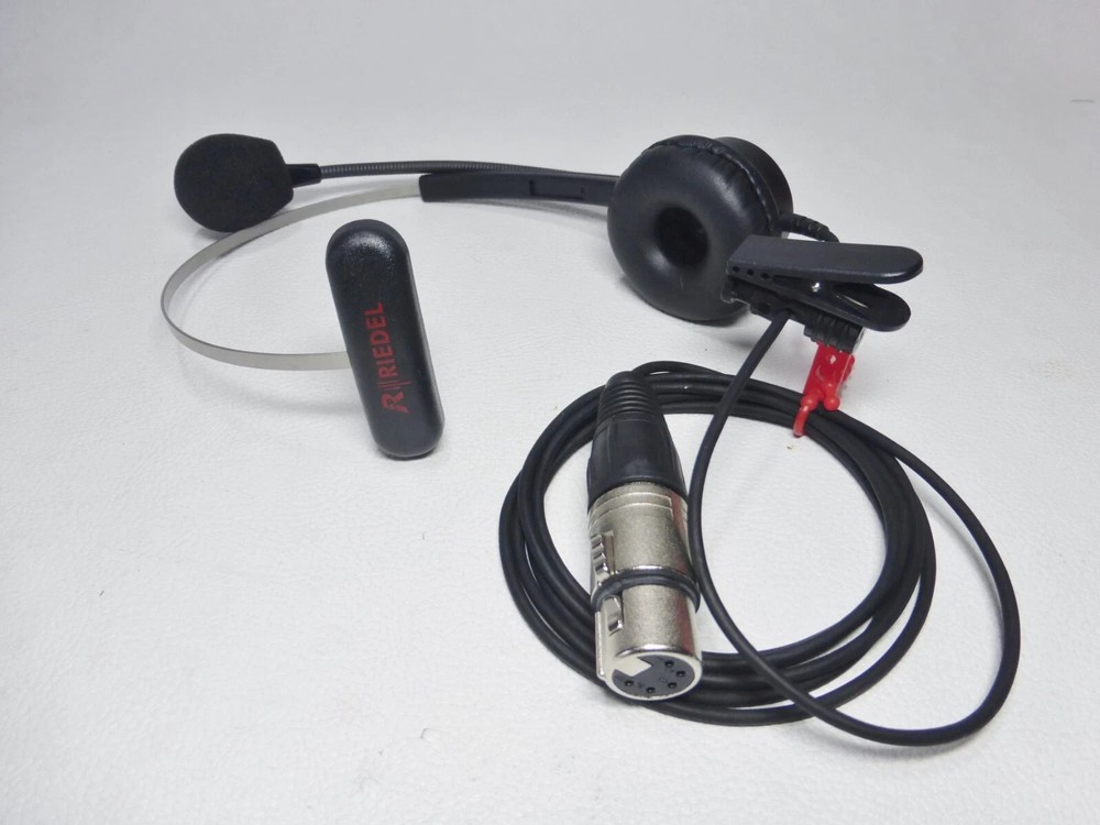 NEW Riedel AIR-D1 (XLR5F) Intercom Headset - Germany