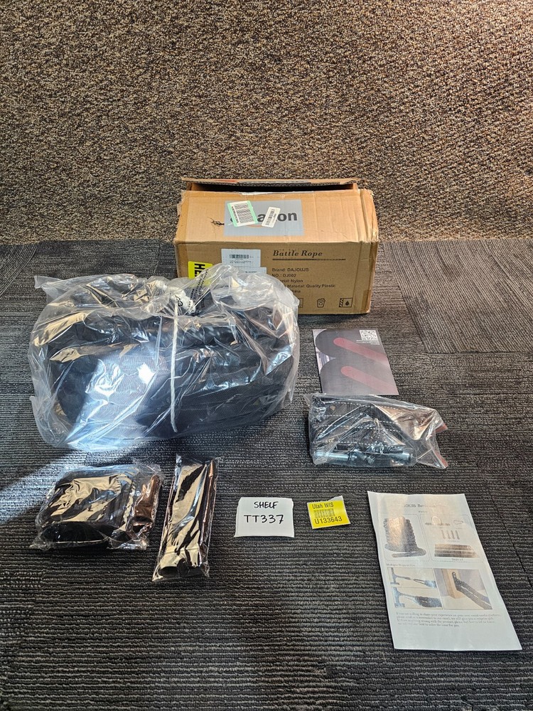 DAJOUJS Battle Rope Workout Equipment Protective Cover Core Strength Training