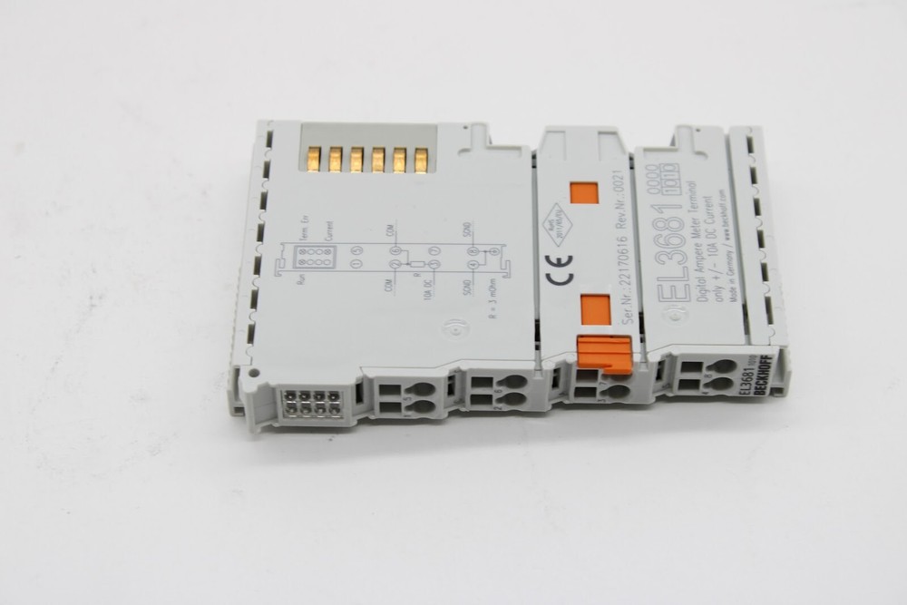 Beckhoff EL3681 Digital Ampere Meter Terminal