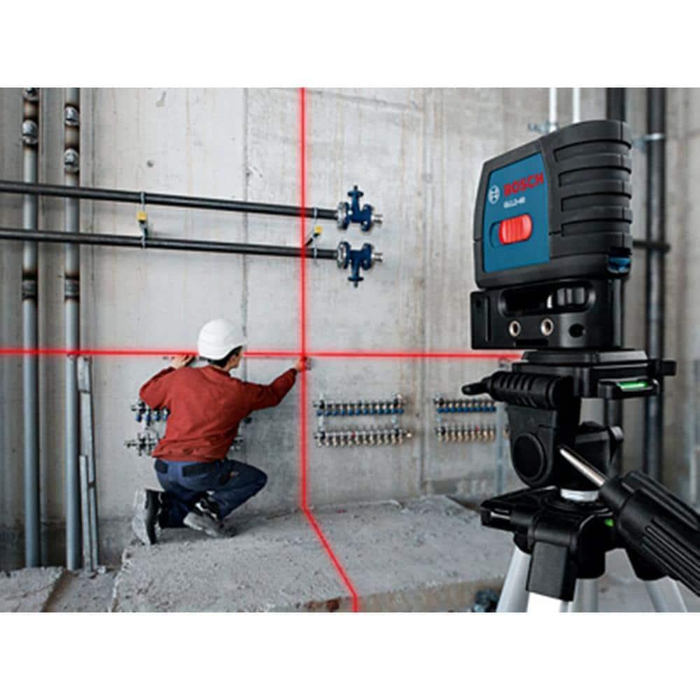 Compact Tripod with Extendable Height for Use with Line Lasers, Point Lasers,