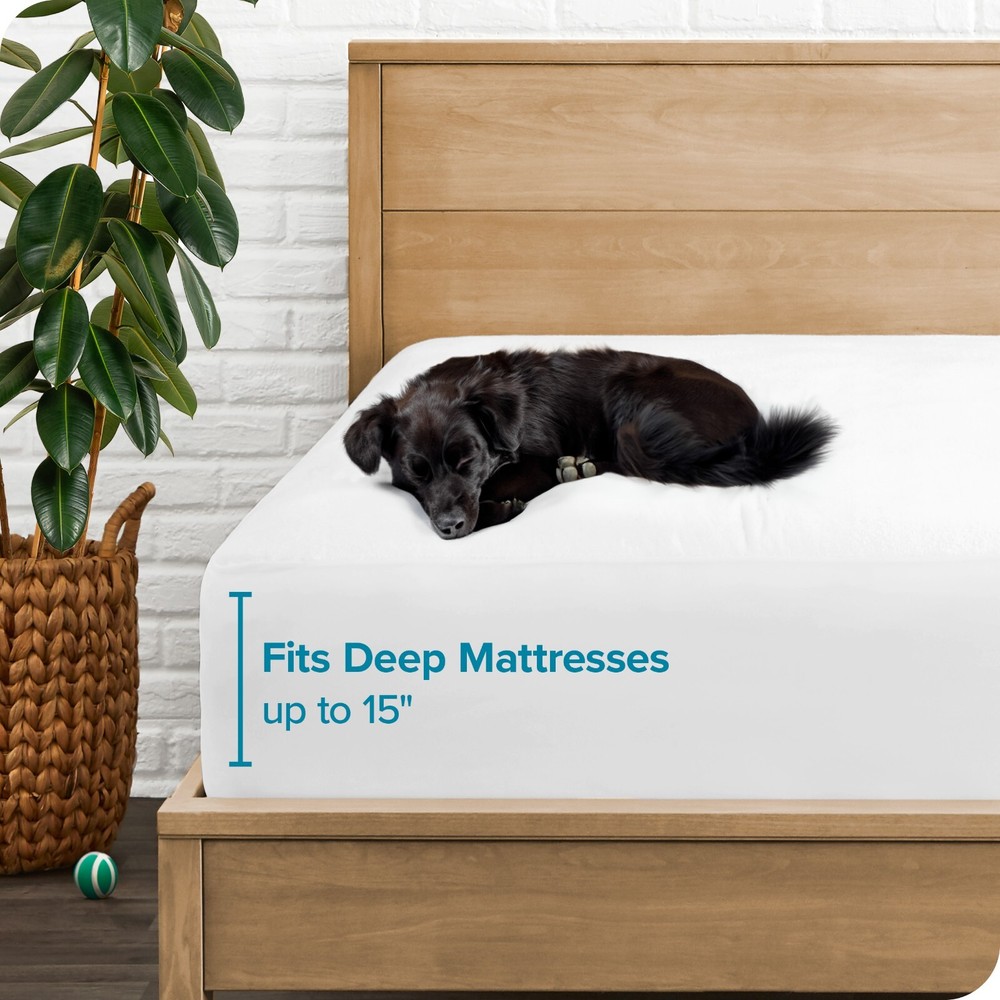 Waterproof Hypoallergenic Bed Bug Resistant Mattress Protector Cover