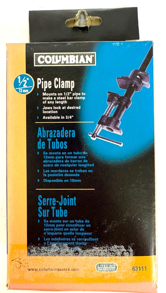 1/2" COLUMBIAN PIPE CLAMP #63111