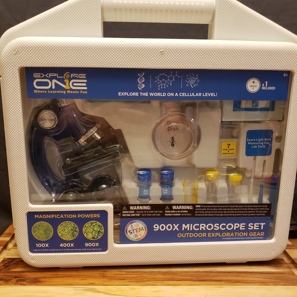 Explore One 900X Microscope STEM Learning Outdoor Exploration Gear Ages 8+ New