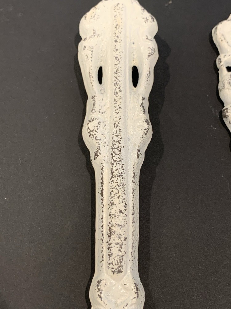 Rustic Farm Kitchen Decor Cast Iron Fork & Spoon Wall Hanging Decor - 11"