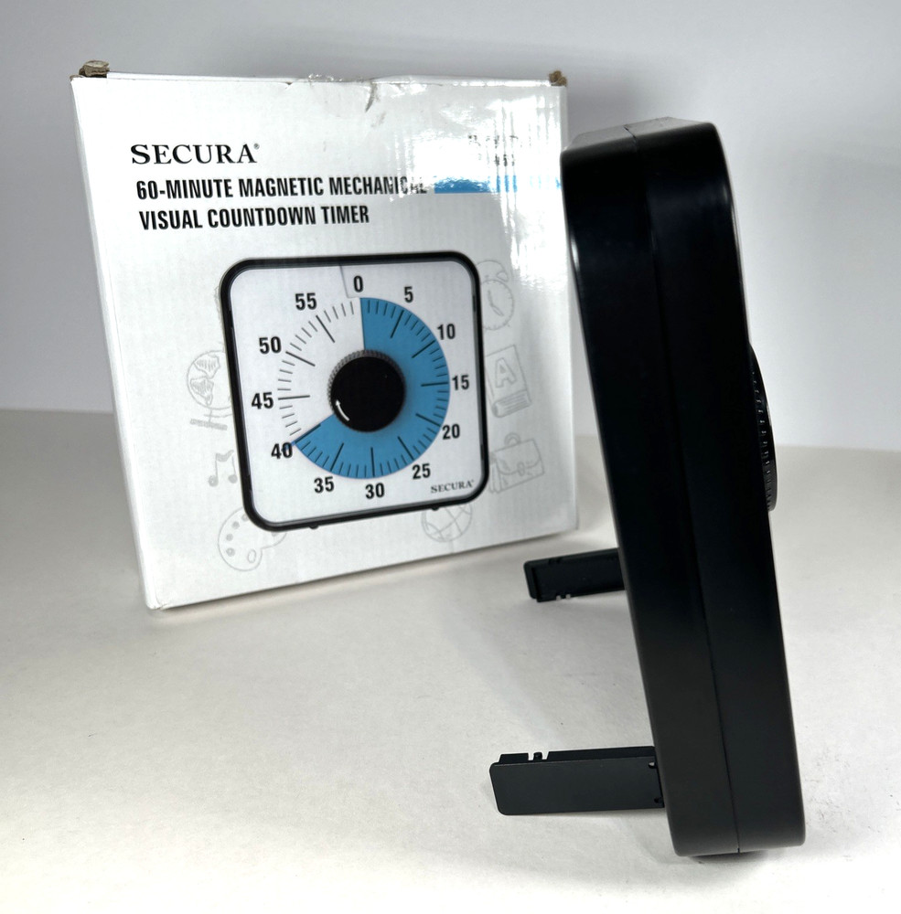Secura 60-Minute Magnetic Mechanical Visual Countdown Timer Model T764