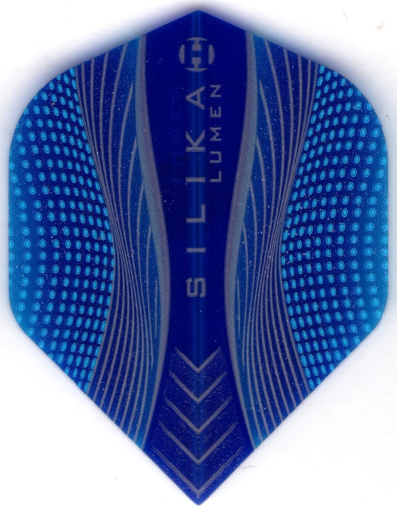 Blue SILIKA LUMEN Harrows Dart Flights: 3 per set