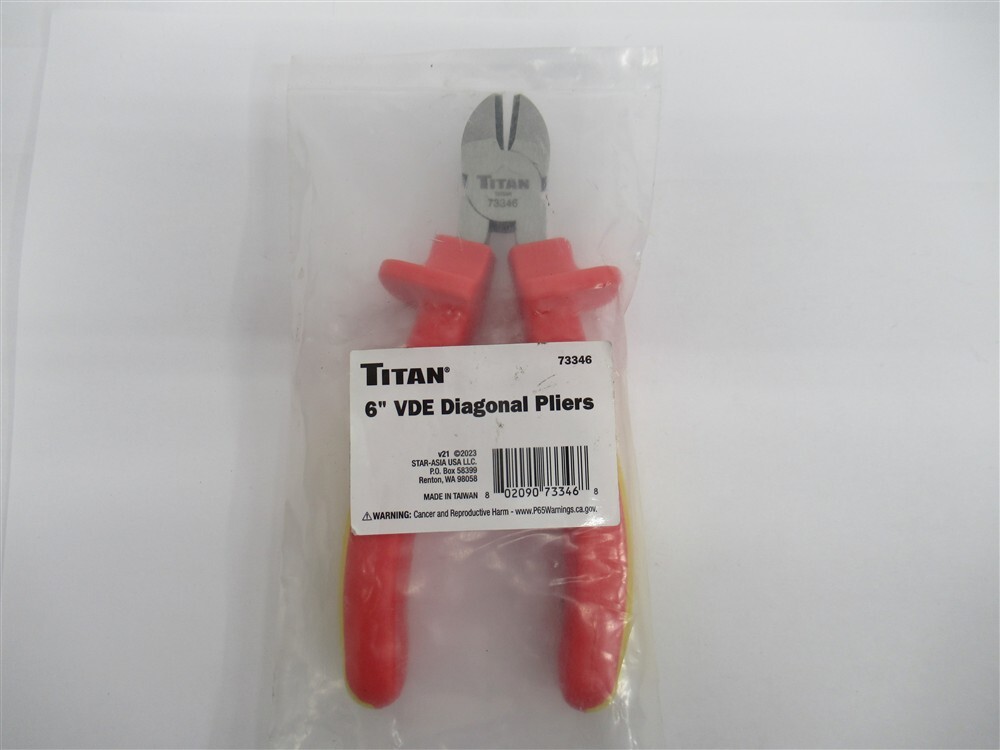 Titan 73346 , 6" VDE Diagonal Pliers