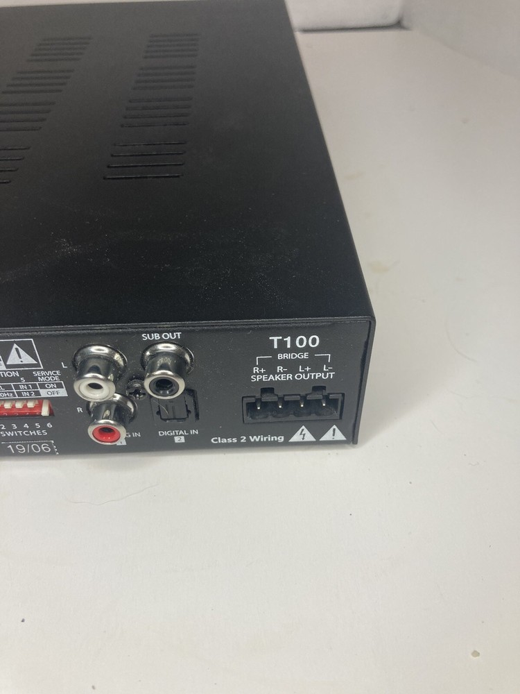 Current Audio T100 Power Amplifier Class D 2-Channel IR Learning - TruAudio