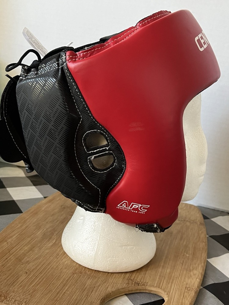 Century Brave Open-Faced Headgear Advanced Foam Core, Small/Medium - Red