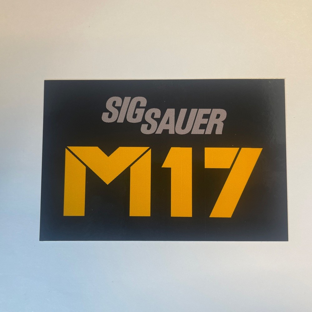 Sig Sauer M17 Sticker Decal 4” Inch