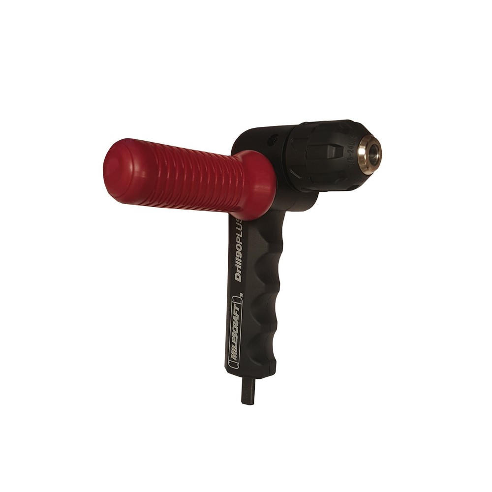 1304 Drill90PLUS Right Angle Drill Attachment Extension Tool Black Red