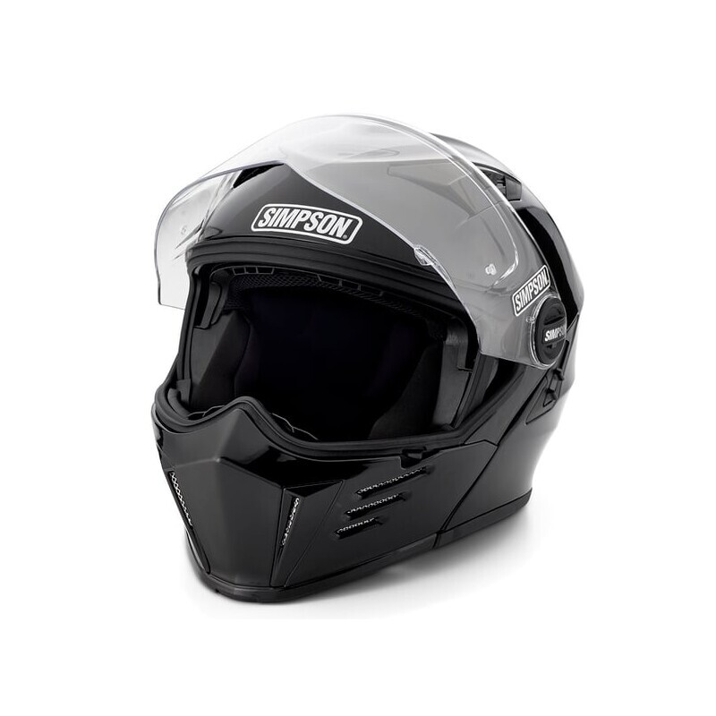Simpson Helmet M59L2; Mod Bandit Large Full Face Gloss Black DOT/ECE