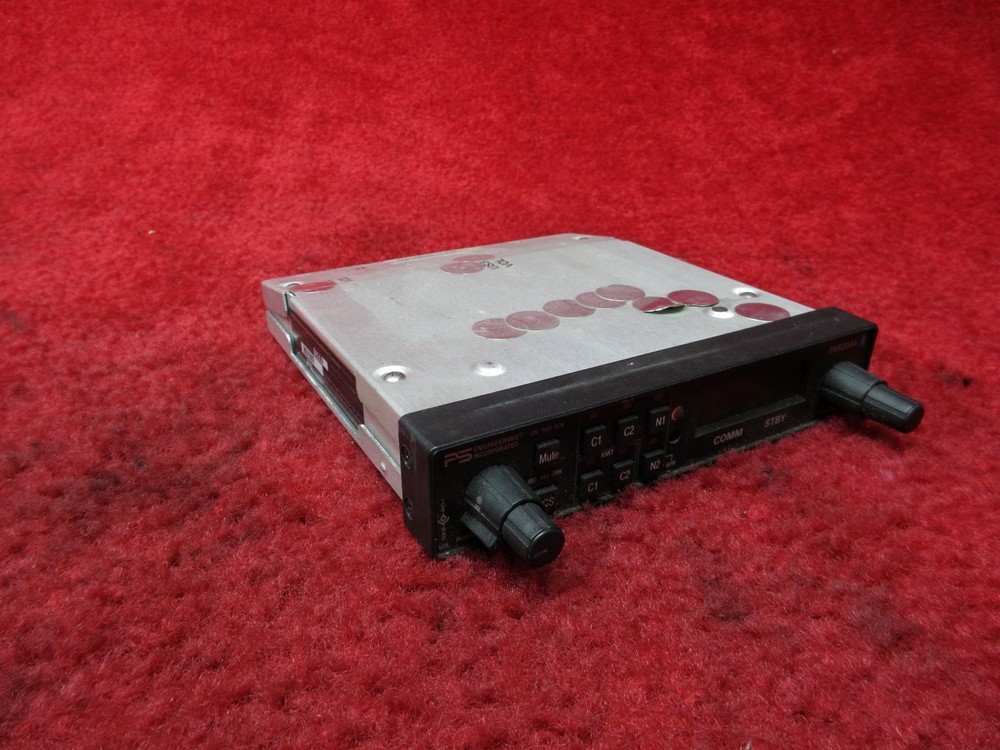 PS Engineering PAR200/A Audio Selector Panel/ Radio Controller PN 050-228-0200