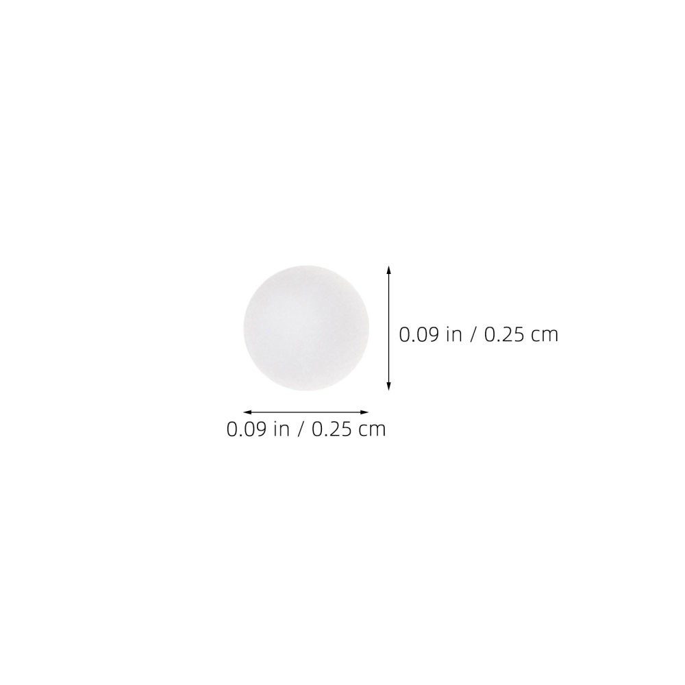 1Bag White Polystyrene Foam Beads - DIY Foam Balls Tiny Packing Beads