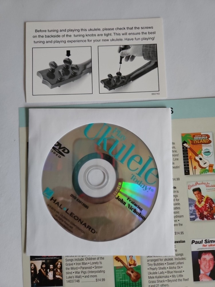 Play Today Ukulele - Complete Beginner Self Teaching Ukulele Kit Hal Leonard