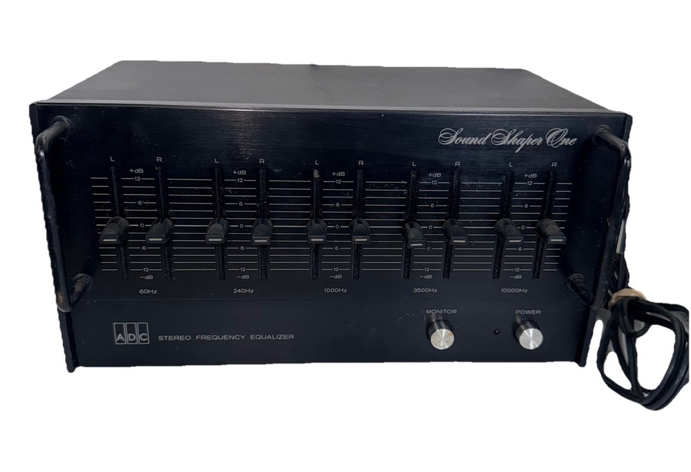 ADC Sound Shaper One Stereo Frequency Equalizer Model SS-1