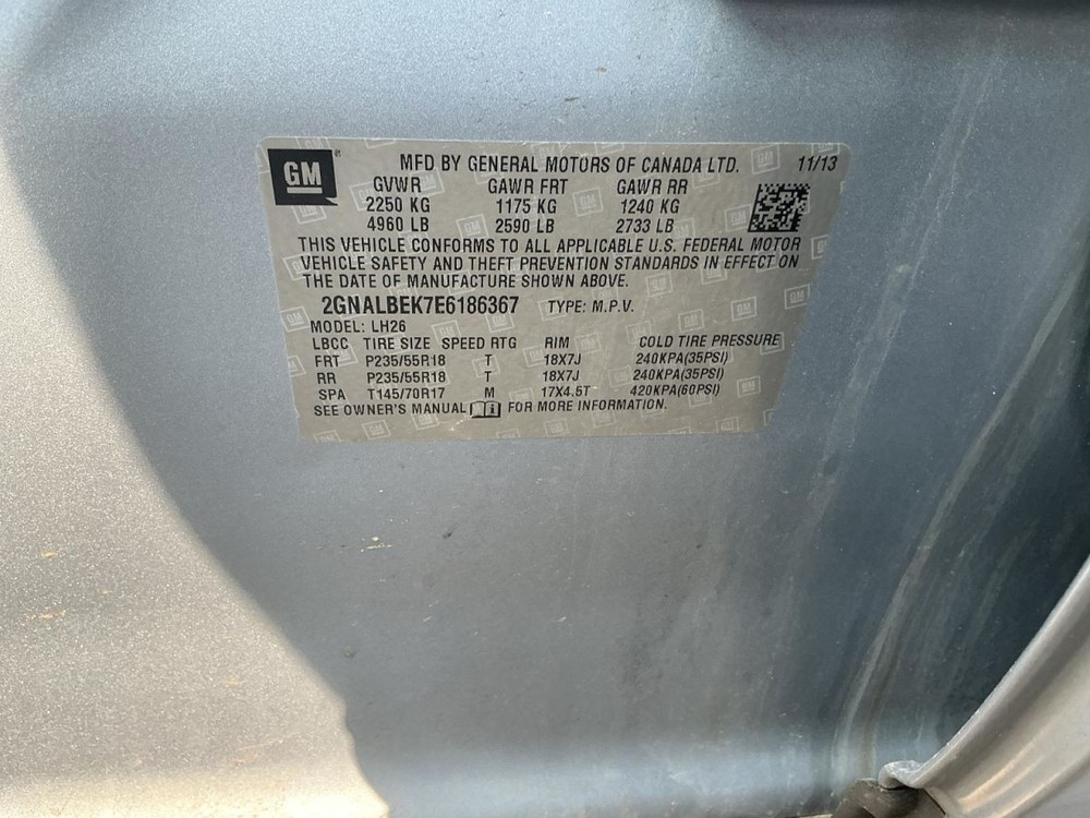 Camera/Projector Camera Rear View Iftgate Mounted Fits 13-22 ENCORE 856217