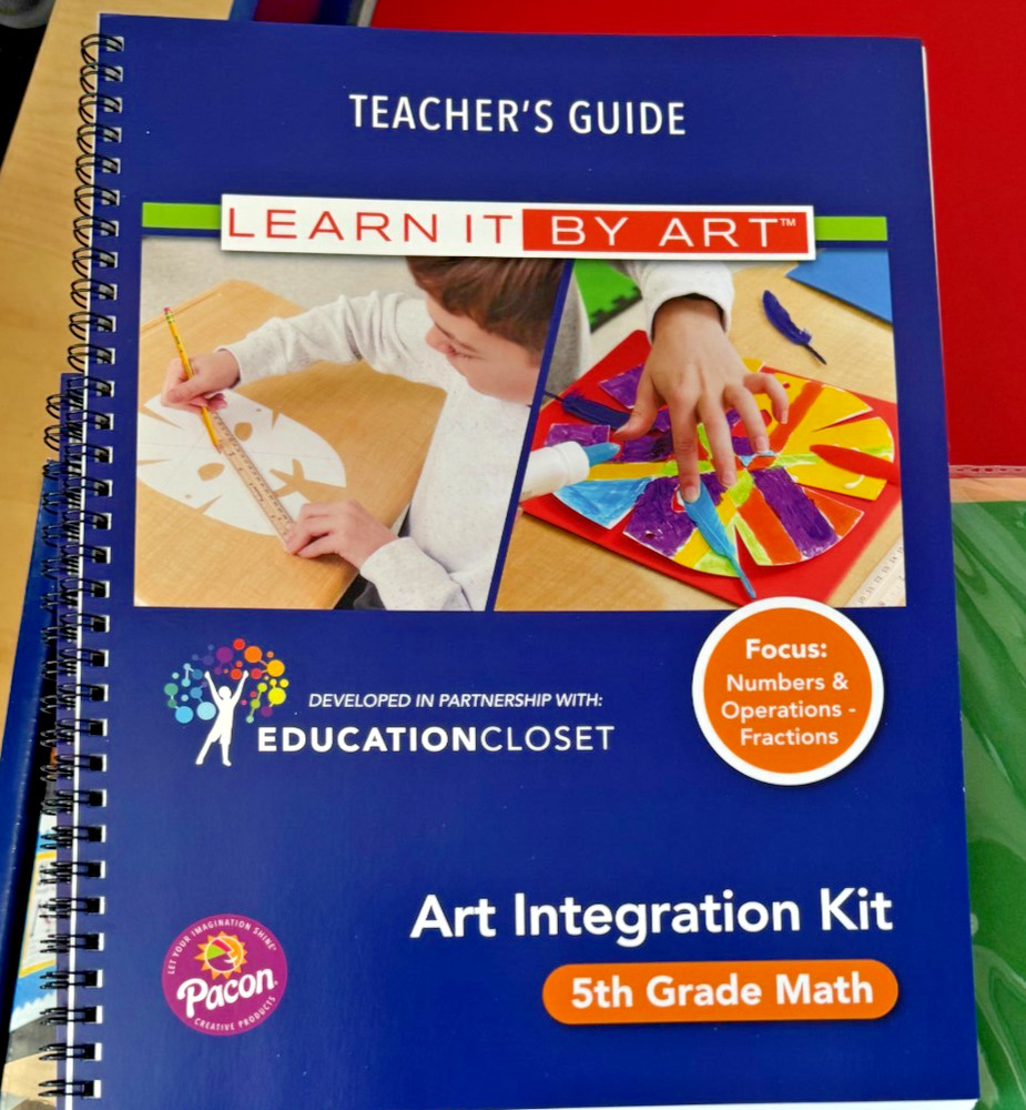 New Learn It By Art 5th Grade Math Geometry Integration Kit Pacon 100108