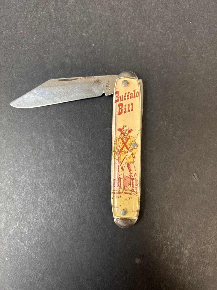 Buffalo Bill Commemorative Knife Made In USA Single Blade Jack