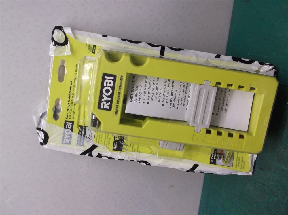 RYOBI A99HT3 Door Hinge Installation Mortiser Template-