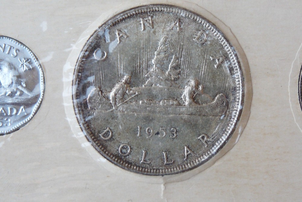 1953 original Canada RCM silver coin set