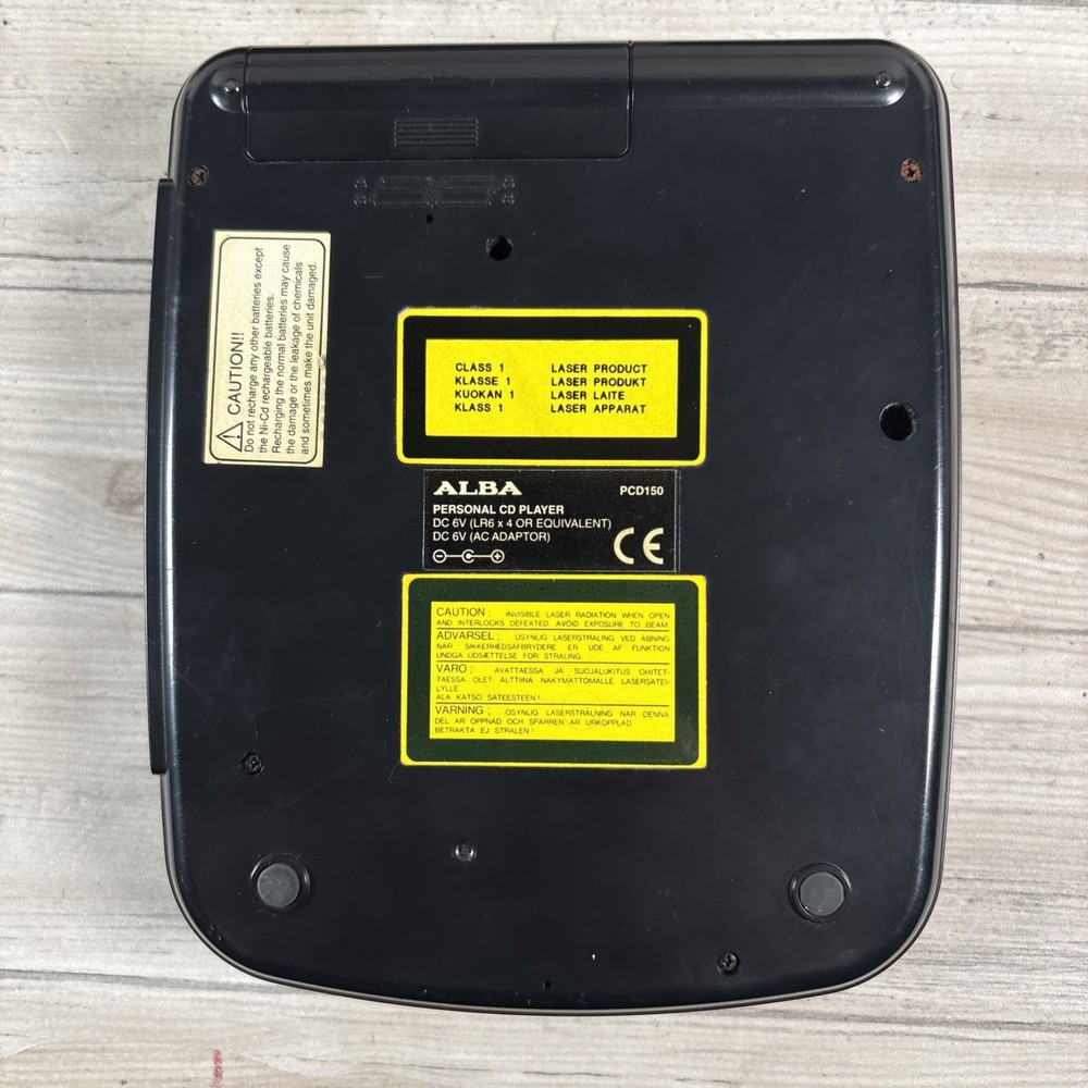 Alba PCD 150 Personal CD player- Tested Working
