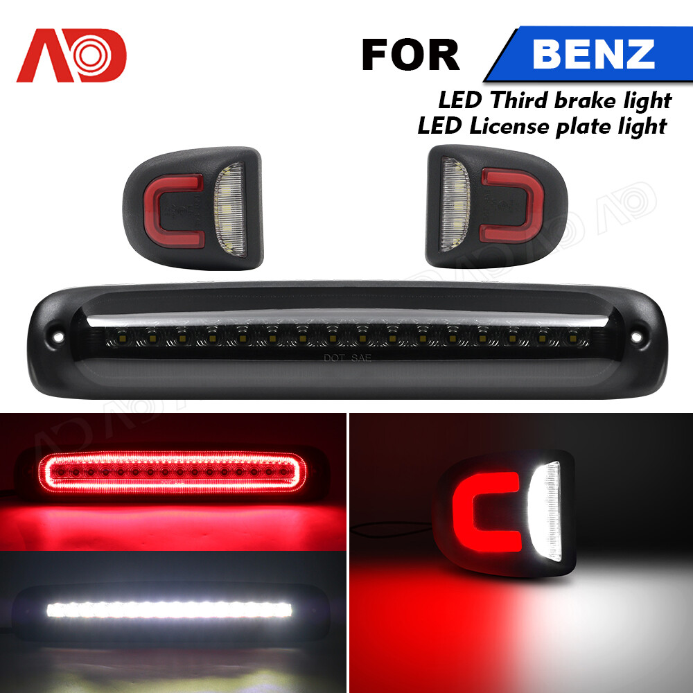 LED 3rd Third Brake Lamp License Plate Light Fr 99-06 Chevy Silverado GMC Sierra