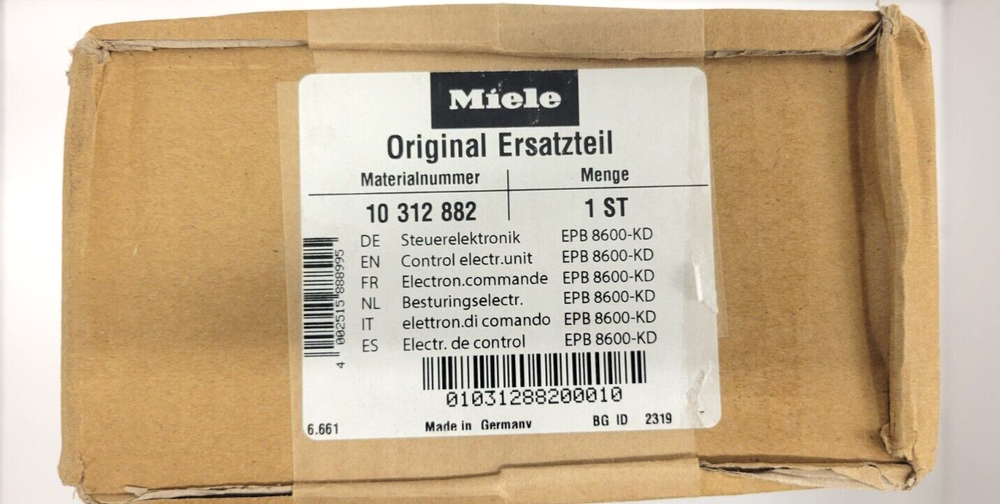 New! Miele Coffee Machine Electronic Control Unit # 10312882