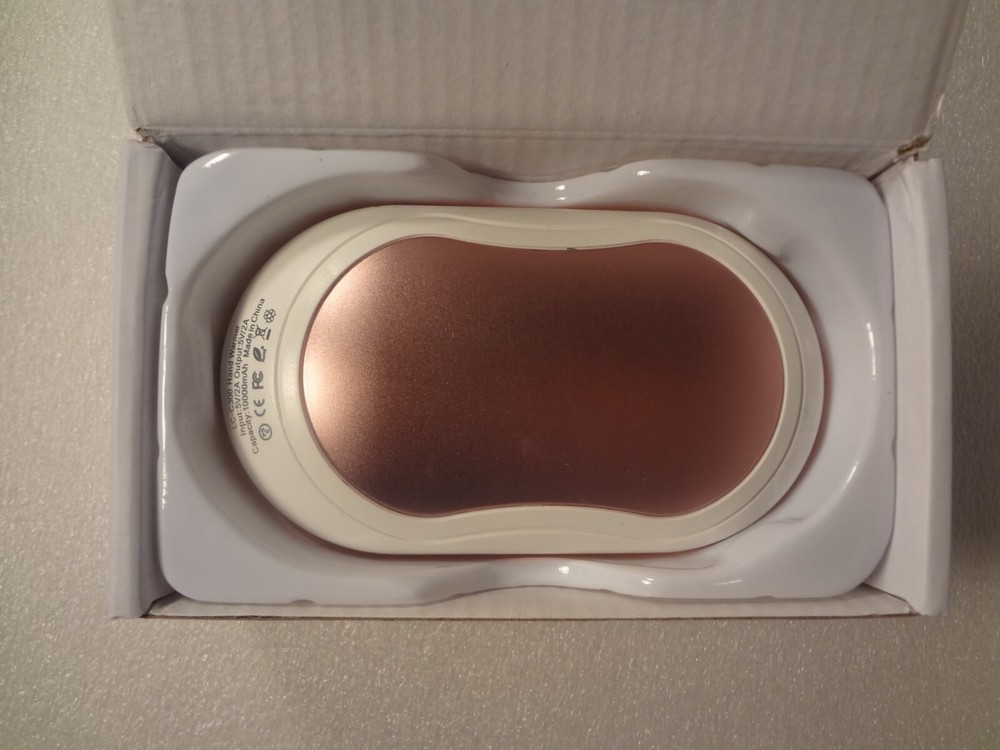 Hand Warmer Flashlight Massager, Rechargeable with USB or Micro USB(not included