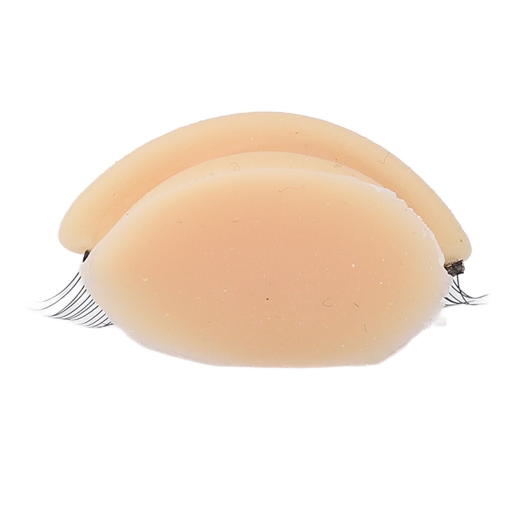3 Pairs Replacement Eyelids For Mannequin Head Eyelash Extension Practice