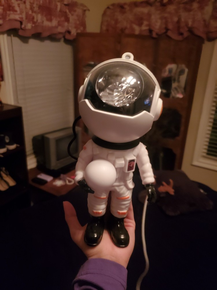 Rossetta Astronaut Galaxy LED Night Light Projector Remote Timer Color Changing