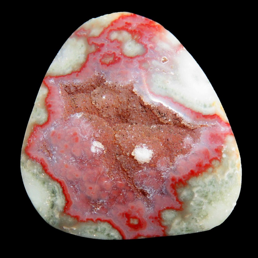 Freeform Druzy Stalactite Agate Cabochon   U1078