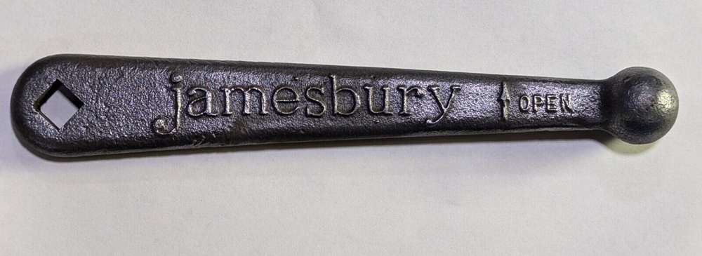 Vintage Jamesbury Cast Iron Ball Value Handle